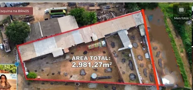 Ponto Comercial à venda, 1000m² no Dix-Sept Rosado, Mossoró