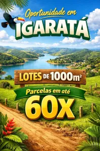 Lote/Terreno à venda, 1000m² no Centro, Igaratá