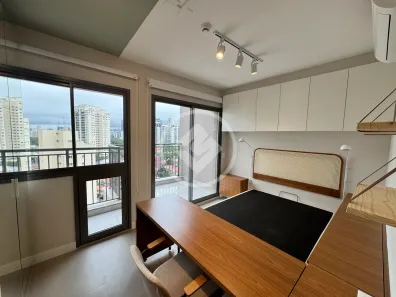 Apartamento com 1 Quarto para alugar, 25m² no Santo Amaro, São Paulo