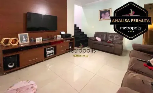 Sobrado com 3 Quartos à venda, 338m² no Vila Metalúrgica, Santo André