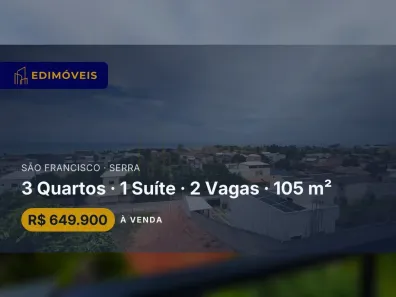 Casa com 3 Quartos à venda, 105m² no São Francisco, Serra