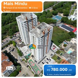 Apartamento com 3 Quartos à venda, 82m² no Parque 10 de Novembro, Manaus