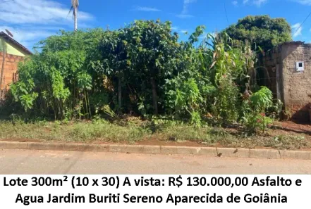 Lote/Terreno à venda, 300m² no Jardim Buriti Sereno, Aparecida de Goiânia