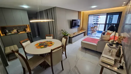 Apartamento com 3 Quartos à venda, 107m² no Ponta Verde, Maceió