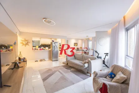 Apartamento com 3 Quartos à venda, 140m² no Pompéia, Santos
