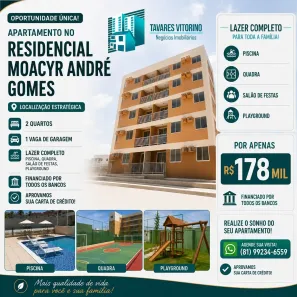Apartamento com 2 Quartos à venda, 661m² no Dois Carneiros, Jaboatão dos Guararapes