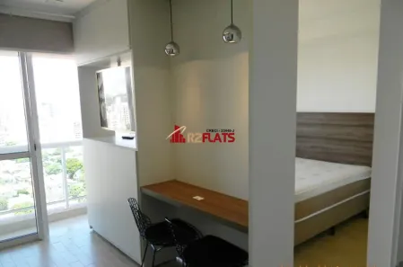 Apartamento com 1 Quarto para alugar, 33m² no Brooklin Paulista, São Paulo