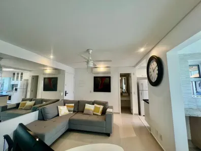 Apartamento com 1 Quarto para alugar, 52m² no Cidade Monções, São Paulo