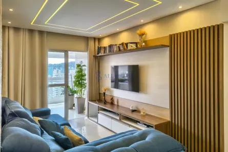 Apartamento com 2 Quartos para alugar, 105m² no Canto do Forte, Praia Grande