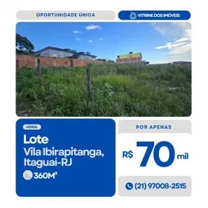 Lote/Terreno à venda, 360m² no Vila Ibirapitanga, Itaguaí