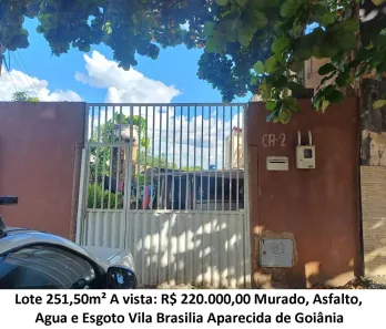 Lote/Terreno à venda, 251m² no Vila Brasília, Aparecida de Goiânia