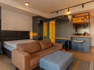 Apartamento com 1 Quarto para alugar, 43m² no Brooklin Paulista, São Paulo