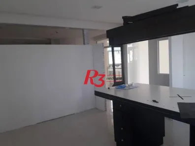 Sala Comercial para alugar, 353m² no Centro, Santos