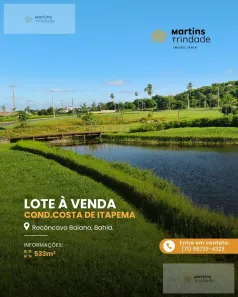 Lote/Terreno à venda, 533m² no Acupe, Santo Amaro