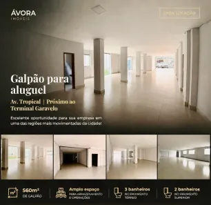 Galpão/Depósito/Armazém para alugar, 600m² no Setor Garavelo, Aparecida de Goiânia