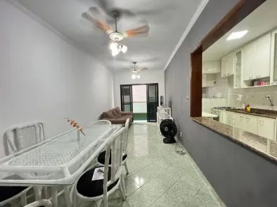 Apartamento com 2 Quartos para alugar, 78m² no Canto do Forte, Praia Grande