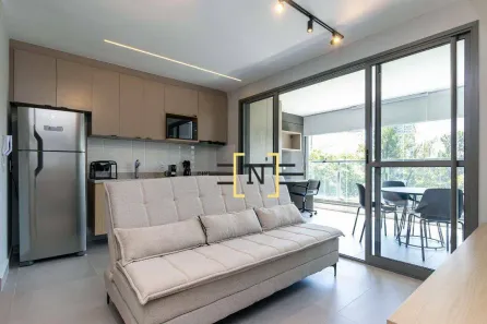 Apartamento com 1 Quarto para alugar, 53m² no Higienópolis, São Paulo