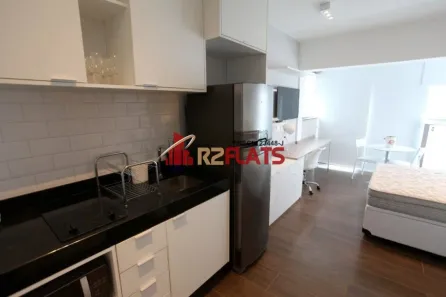 Flat com 1 Quarto para alugar, 30m² no Vila Cordeiro, São Paulo