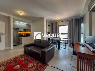 Apartamento com 1 Quarto para alugar, 58m² no Cambuí, Campinas