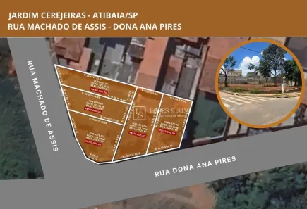 Lote/Terreno à venda, 141m² no Jardim das Cerejeiras, Atibaia