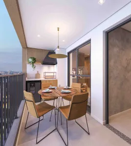 Apartamento com 2 Quartos à venda, 46m² no Santo Amaro, São Paulo