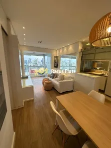 Flat com 1 Quarto para alugar, 51m² no Cidade Monções, São Paulo