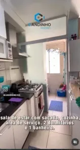 Apartamento com 2 Quartos para alugar, 49m² no Parque Erasmo Assunção, Santo André