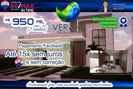 Casa de Condomínio com 3 Quartos à venda, 181m² no Espírito Santo, Vitória da Conquista