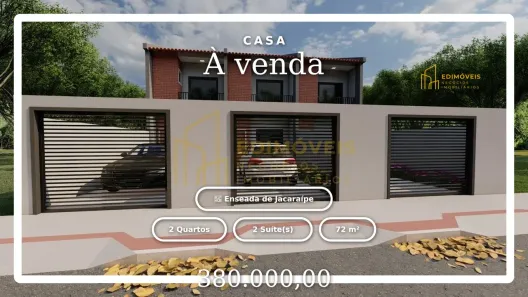 Casa com 2 Quartos à venda, 72m² no Enseada de Jacaraípe, Serra