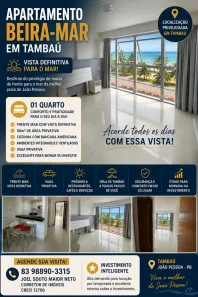 Apartamento com 1 Quarto à venda, 50m² no Tambaú, João Pessoa