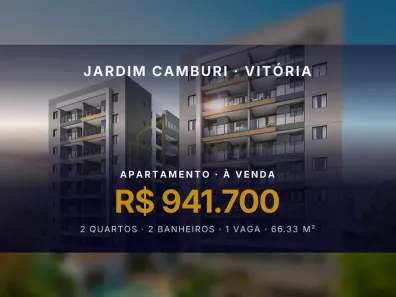 Apartamento com 2 Quartos à venda, 66m² no Jardim Camburi, Vitória