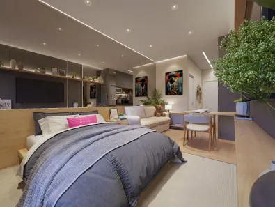 Apartamento com 1 Quarto à venda, 27m² no Centro, Juiz de Fora