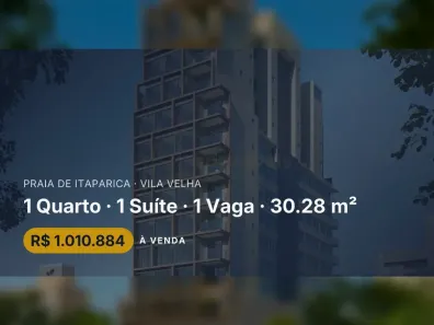 Apartamento com 1 Quarto à venda, 30m² no Praia de Itaparica, Vila Velha