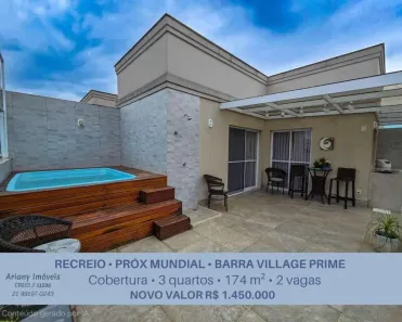 Cobertura com 3 Quartos à venda, 175m² no Recreio dos Bandeirantes, Rio de Janeiro