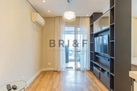 Apartamento com 1 Quarto para alugar, 41m² no Cidade Monções, São Paulo