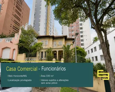 Imóvel Comercial com 6 Quartos para alugar, 330m² no Lourdes, Belo Horizonte