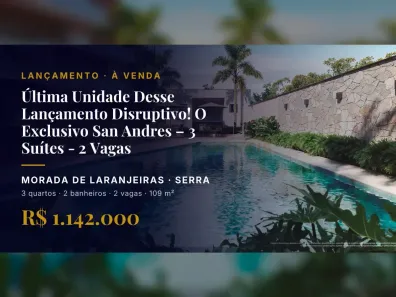 Apartamento com 3 Quartos à venda, 109m² no Morada de Laranjeiras, Serra