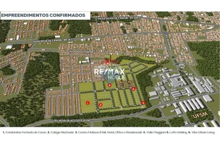 Lote/Terreno à venda, 351m² no Camobi, Santa Maria