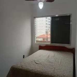Apartamento com 1 Quarto para alugar, 40m² no Guilhermina, Praia Grande