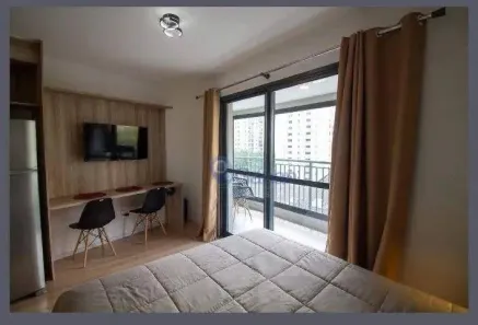Apartamento com 1 Quarto à venda, 28m² no Cidade Monções, São Paulo