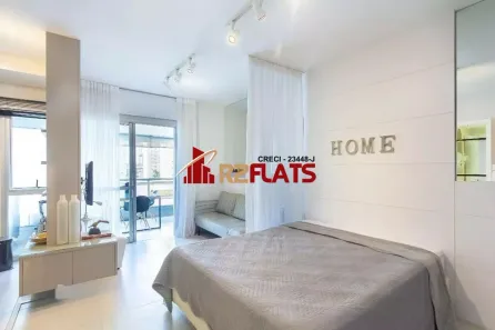 Flat com 1 Quarto para alugar, 45m² no Indianópolis, São Paulo