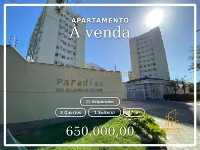 Apartamento com 3 Quartos à venda, 77m² no Valparaíso, Serra