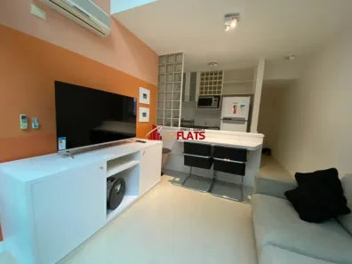 Apartamento com 1 Quarto para alugar, 44m² no Indianópolis, São Paulo