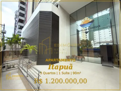 Apartamento com 3 Quartos à venda, 90m² no Itapuã, Vila Velha