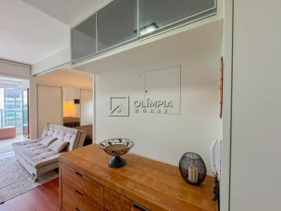 Apartamento com 1 Quarto para alugar, 43m² no Brooklin Paulista, São Paulo