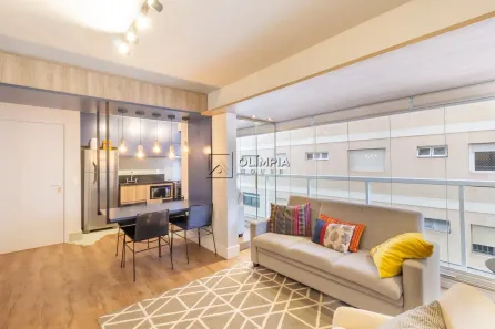 Apartamento com 1 Quarto para alugar, 45m² no Jardim Paulista, São Paulo