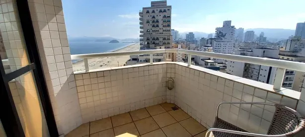 Flat com 1 Quarto para alugar, 52m² no Boqueirão, Santos