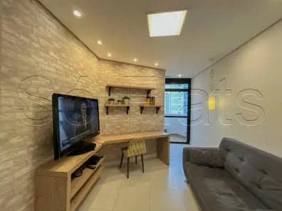 Flat com 1 Quarto para alugar, 38m² no Indianópolis, São Paulo