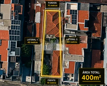 Lote/Terreno à venda, 150m² no Campestre, Santo André