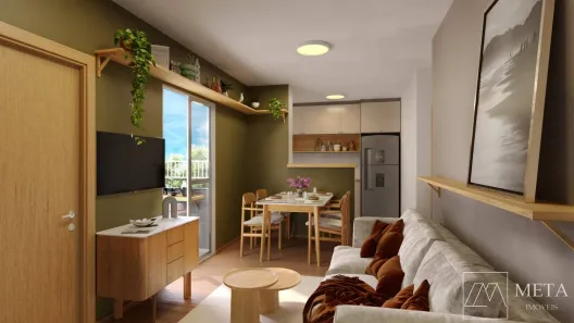 Apartamento com 2 Quartos à venda, 40m² no Forquilhas, São José